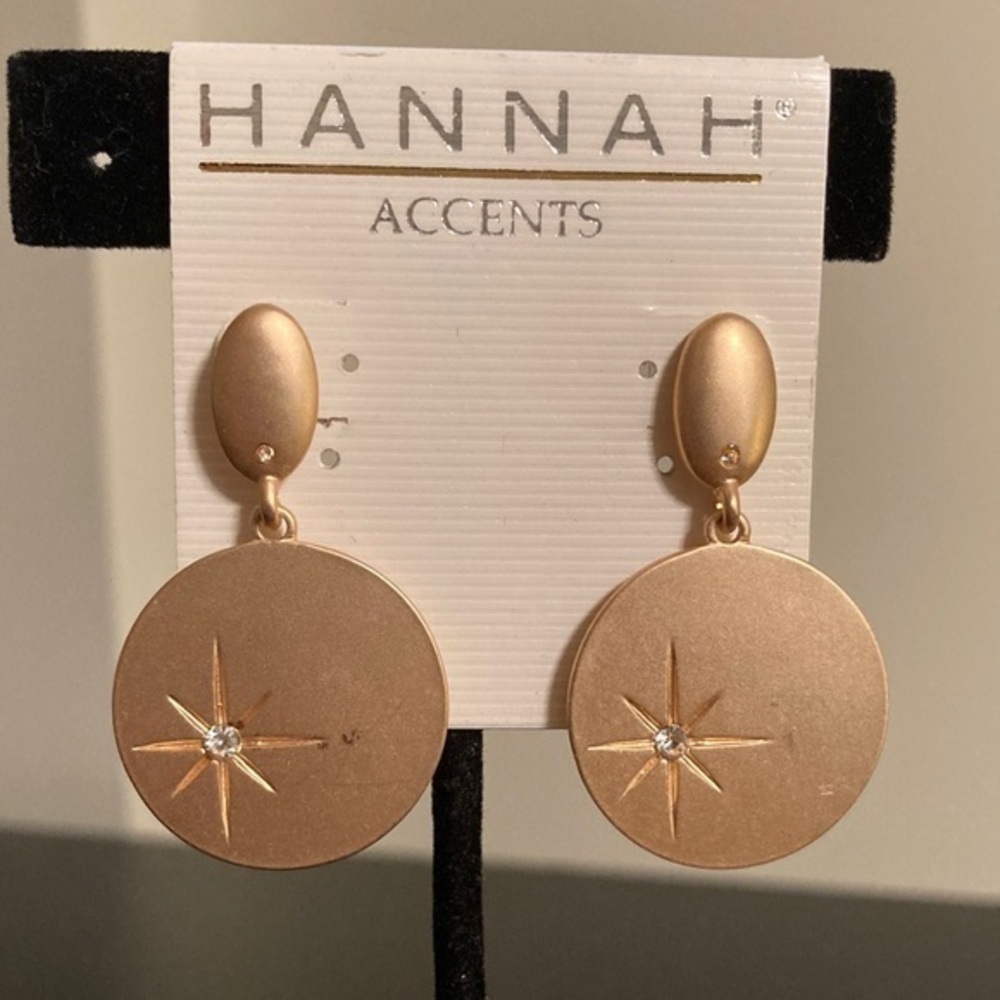 Hannah Gold Starburst Earrings
